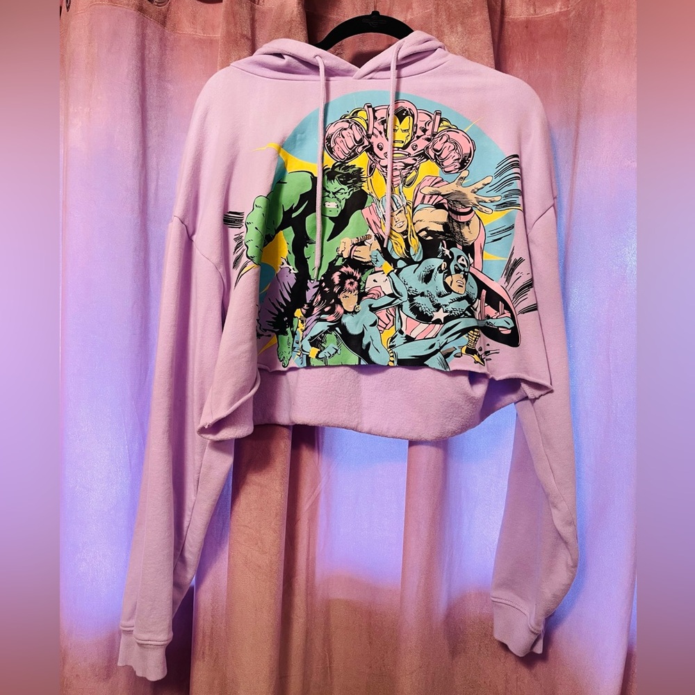 Marvel Crop Hoodie